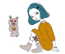 ゆるポップなイラストを描きます ゆるポップな可愛い女の子とその周辺
