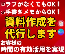 修正無料★プレゼン資料の作成を代行します 《ラフ案なくても心配ご無用！お客様のイメージを形にします！》