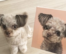 可愛いペット似顔絵を製作します
