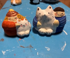 粘土でうさぎをつくります 粘土でうさぎをつくります植木鉢もつくります