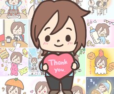 可愛い【ゆるふわ】アイコンイラスト描きます イメージ1