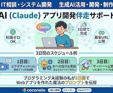 プログラミング知識ゼロでもAIでアプリが作れます イメージ1