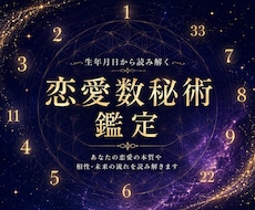 恋愛数秘術｜生年月日と名前から恋愛傾向を鑑定します イメージ1