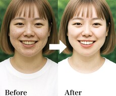 人物写真レタッチ【ナチュラル上品仕上げ】承ります イメージ1