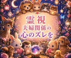 霊視【夫婦関係】今のお二人の“心のズレ”を視ます 即日　言葉にできない違和感・すれ違いの原因を読み解きます