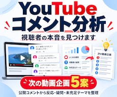 YouTubeコメントから次の企画を提案します イメージ1