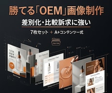 売れるAmazon商品画像+A+を制作します 中国輸入・OEM商品を販売する方向けに売れる訴求設計から対応