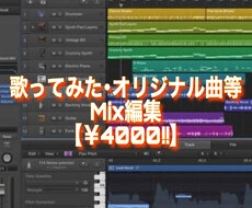 歌ってみた、オリジナル曲などのMIXをします イメージ1