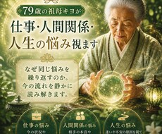 79歳の祖母キヨが仕事・人間関係・人生の悩み視ます イメージ1