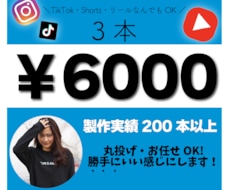 1分以内のショート動画編集します イメージ1