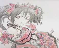 誕生日にあげる色紙や好きなキャラクターを描きます イメージ1