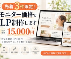 先着3件限定！モニター価格でLP制作します イメージ1