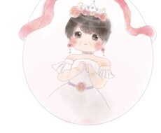 水彩画風のミニキャラかきます イメージ1