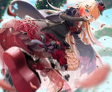商用費込み！一枚絵イラスト描きます 可愛い女の子から華やかな衣装まで心を込めて丁寧にお描きします