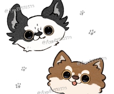 デフォルメしてペットちゃん描きます イメージ1