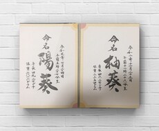 お名前を書きます イメージ1