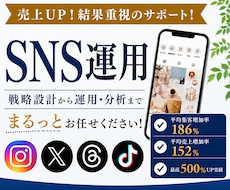 丸投げOK！売上につながるSNS運用します 戦略設計から分析・改善までまるっとサポートします