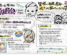 【 初回お試しは無料(^^)】手描きの似顔絵描きます  ˆˆ   