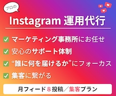 集客月８投稿／Instagramを運用します 「フォロワーに何を届けるか」に拘ったアカウント運用をお約束