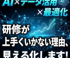形骸化している研修をAIで改善・削減提案します イメージ1