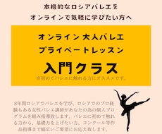 大人バレエのプライベートレッスンをします イメージ1