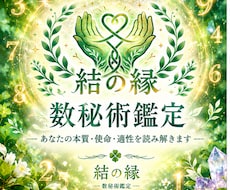 数秘術鑑定いたします イメージ1