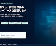 COBOL等のレガシーソースを仕様書に起こします 仕様書なし・前任者不在のコードを日本語化します