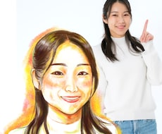 あったかい色調の似顔絵を描きます イメージ1