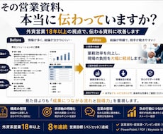 想いが伝わる営業資料を作成します イメージ1