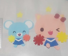 お子様向けの壁面飾りを制作しております イメージ1
