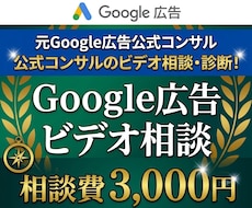 Google広告の相談・ビデオチャット診断します 【初回相談・ビデオチャット】売上を最大化する広告戦略を設計