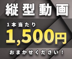 格安2本セット！ショート動画の編集します イメージ1