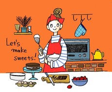 キャッチーでかわいいシンプルイラストを描きます シンプルでオシャレ　チャーミングな人物イラスト描きます