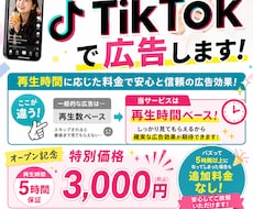 フォロワー1万5千人のTikTokで広告します 【7月中のみ！】再生時間に応じた料金で安心と信頼の広告効果！
