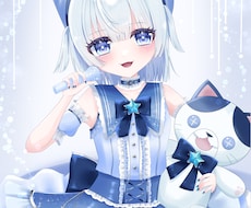 可愛い歌みたサムネイル♡1枚絵を描きます イメージ1