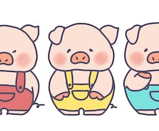 カラフルでかわいい動物のミニキャラ描きます イメージ1