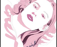 オシャレな女の子の絵描きます イメージ1