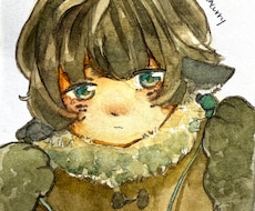 アナログ水彩画のアイコン作成します イメージ1