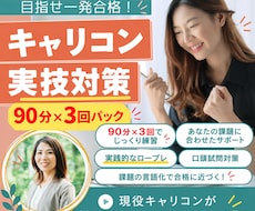 90分×3回★キャリコン面接ロープレ練習します FBシート付で徹底対策・継続的に学びたい方へ