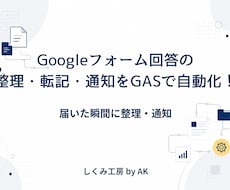 フォーム回答の確認・転記・通知作業を自動化します 「気付かなかった」をなくす業務自動化