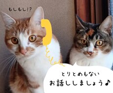 些細な事でOK！人恋しい時のお話し相手になります イメージ1