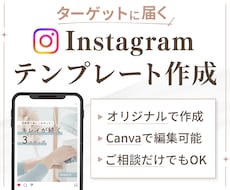 ターゲットに届く！インスタ画像テンプレ作成します イメージ1