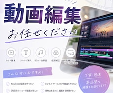 動画編集お手伝いいたします イメージ1