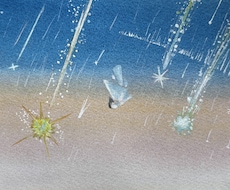 背景少なめ、絵本の1ページのようなイラスト描きます イメージ1