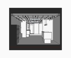 SketchUp 店舗用ホワイトパース作成承ります イメージ1