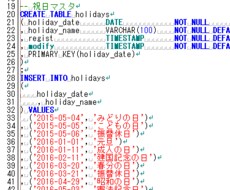 勤務時間計算システムのSQLがダウンロードできます イメージ1