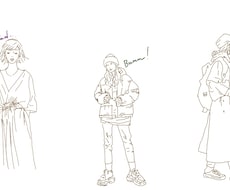 シンプルイラスト描きますます 写真を組み合わせてシンプルイラスト描きます