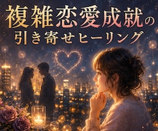 どんな複雑恋愛も近道成就ヒーリングで叶えます イメージ1