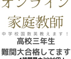 オンライン家庭教師します イメージ1
