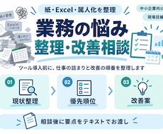 紙・Excel・属人化の悩みを整理します イメージ1